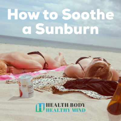 how to soothe a sunburn